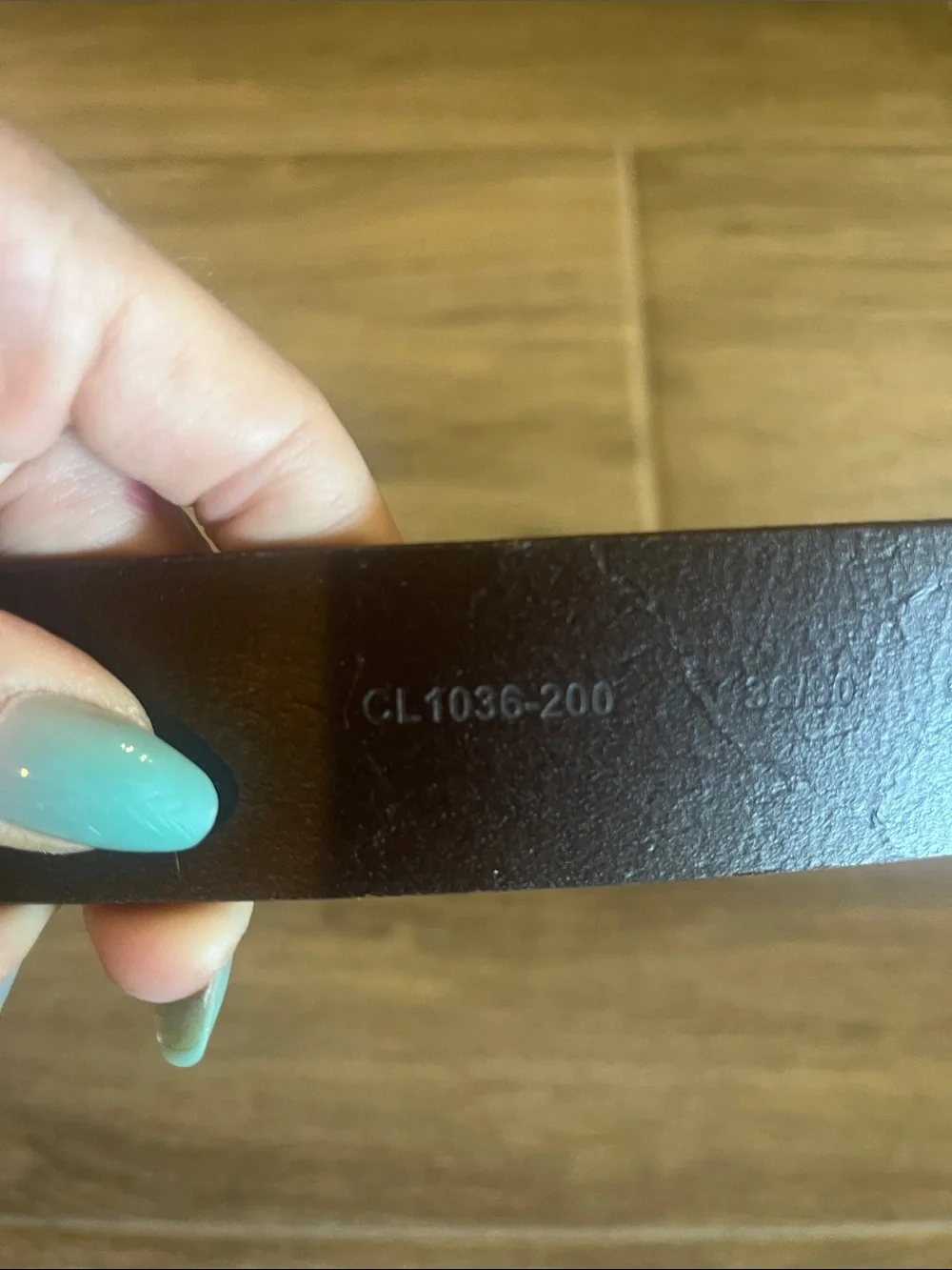 Calvin Klein Dark Brown Leather Belt with Silver Buckle